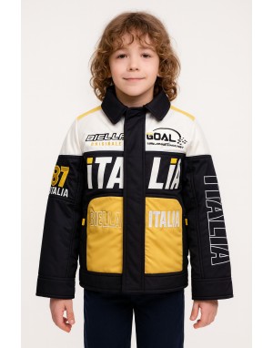 Boys Jacket Sporty Bright Yellow